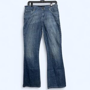 Classic Blue Denim Flare Jeans Size 8